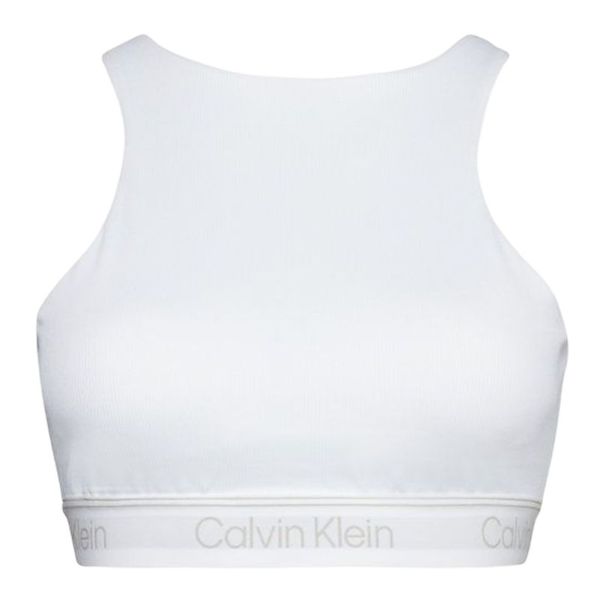 Topp Calvin Klein Medium Support Sports Bra - bright white