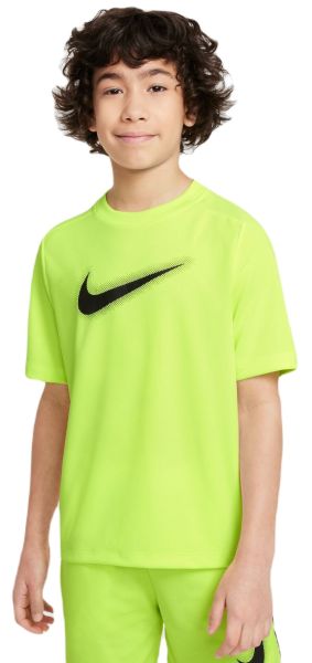 Jungen T-Shirt  Nike Kids Dri-Fit Multi+ Top - Gelb