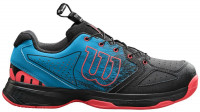 Teniso batai jaunimui Wilson Kaos QL Junior - hawaiian surf/black/fiery coral Teniso batai jaunimui Wilson Kaos QL Junior - hawaiian surf/black/fiery coral