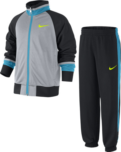  Nike T45 T Cuff Track Suit LK - wolf grey/black/black/volt