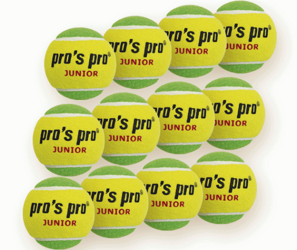 Junioren-Tennisbälle Pro's Pro Junior 12B