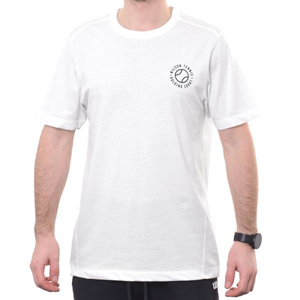 Ανδρικά Μπλουζάκι Wilson Graphic T-Shirt - bright white