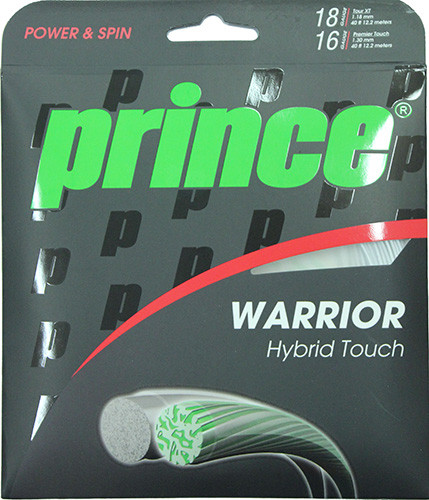 Tennisekeeled Prince Warrior Hybrid Touch 18/16 (6,7 m/6,1 m)