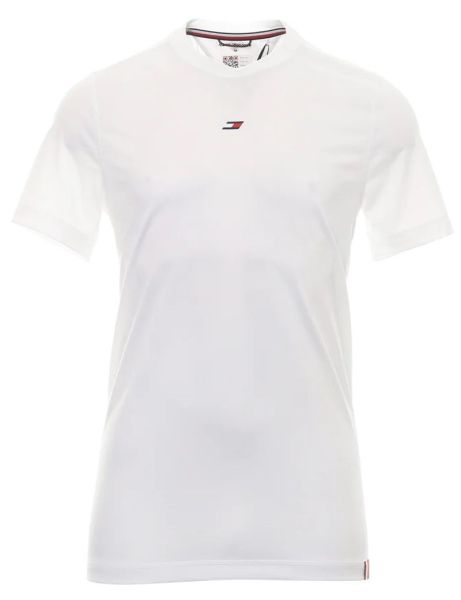 T-shirt pour hommes Tommy Hilfiger Essential Training Small Logo Tee - th optic white