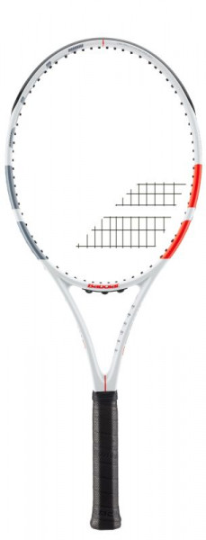 Raquette de tennis Babolat Strike EVO - white/red/black