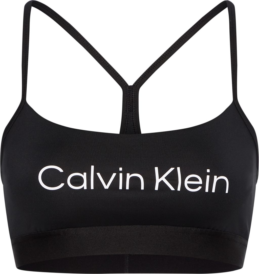 Damski stanik Calvin Klein Low Support Sports Bra - black, Strefa Padla