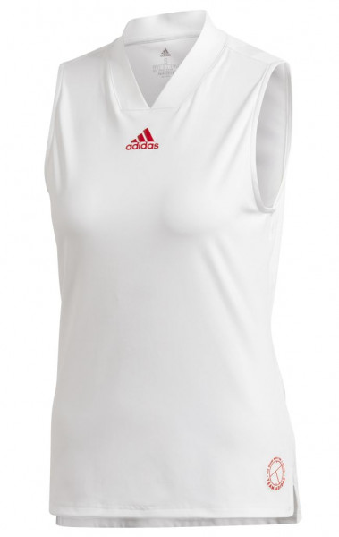  Adidas Tennis Match Tank ENG W - white/scarlet