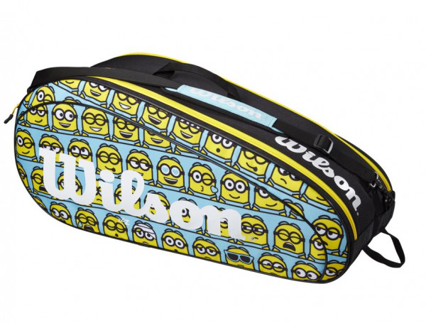 Tennis Bag Wilson Minions 2.0 Team 6Pk - blue/yellow/black