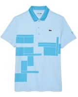 Herren Tennispoloshirt Lacoste Tennis x Novak Djokovic Fan Version - Blau