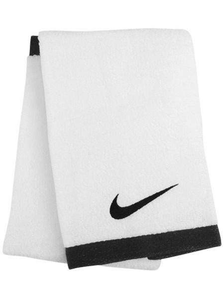 Asciugamano da tennis Nike Fundamental Towel Large - white/black