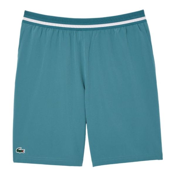 Pantaloni scurți tenis bărbați Lacoste Tennis x Novak Djokovic Sportsuit Shorts - hydro blue
