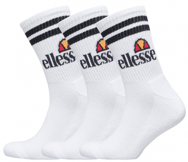 Teniso kojinės Ellesse Pullo 3P Socks - white