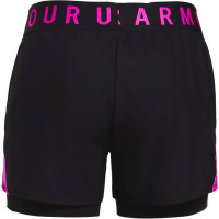 Pantaloni scurți tenis dame Under Armour Play Up 2in1 Shorts - black/pink Pantaloni scurți tenis dame Under Armour Play Up 2in1 Shorts - black/pink