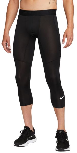 Pánske kompresné oblečenie Nike Pro Dri-Fit 3/4 Length Tight - Čierny
