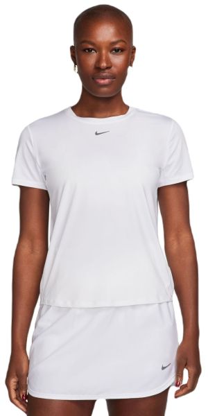 Women's T-shirt Nike Dri-Fit One Classic Top - white/black