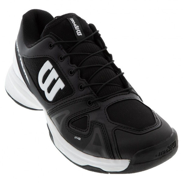 Chaussures de tennis pour juniors Wilson Rush Pro Junior QL - black/white/black