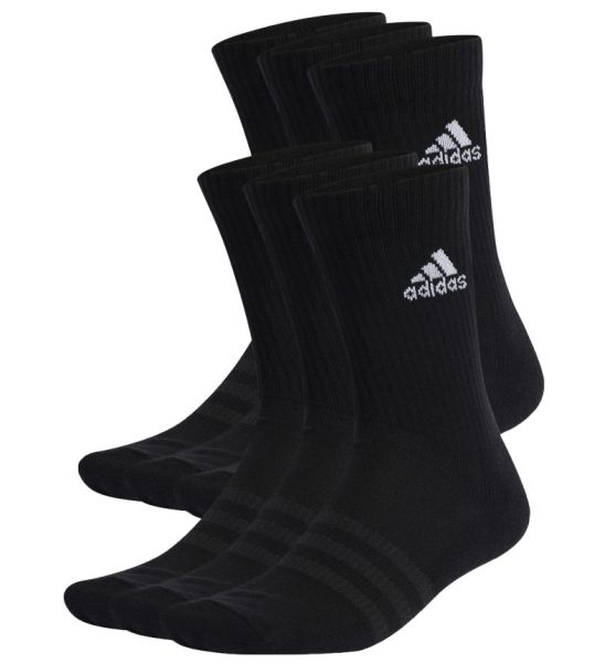 Chaussettes de tennis Adidas Cushioned Sportswear Crew Socks 6P - Noir