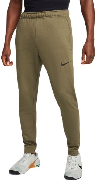 Pantalons de tennis pour hommes Nike Dri-Fit Pant Taper - medium olive/black