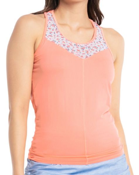 Dámsky top Lucky in Love Liberty In Love Blossom Tie Back Tank - peach
