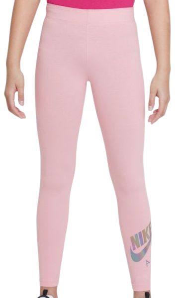 Dievčenské nohavice Nike Sportswear Air Favorites Legging G - pink glaze