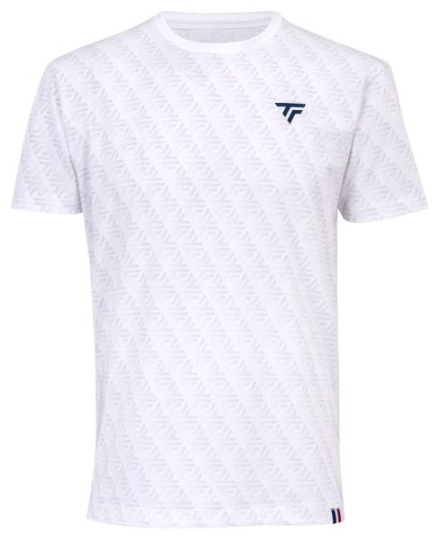 Pánské tričko Tecnifibre Graphic Stretch - Bílý