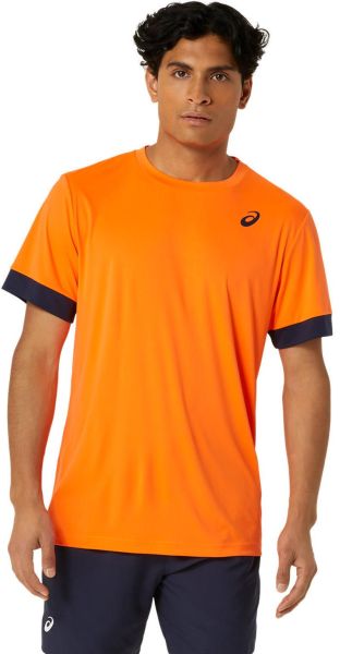 Men's T-shirt Asics Court Short Sleeve - Orange