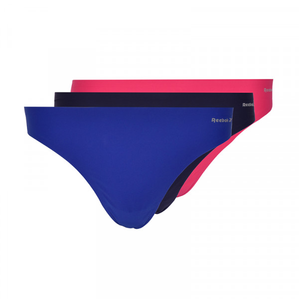 Women's panties Reebok Bonded Thong Rae Womens 3P - cobalt/pursuit  pink/vector navy, Tennis Zone