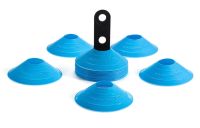 Kužely Yakimasport Marker Cones Set 30P With Stand - blue