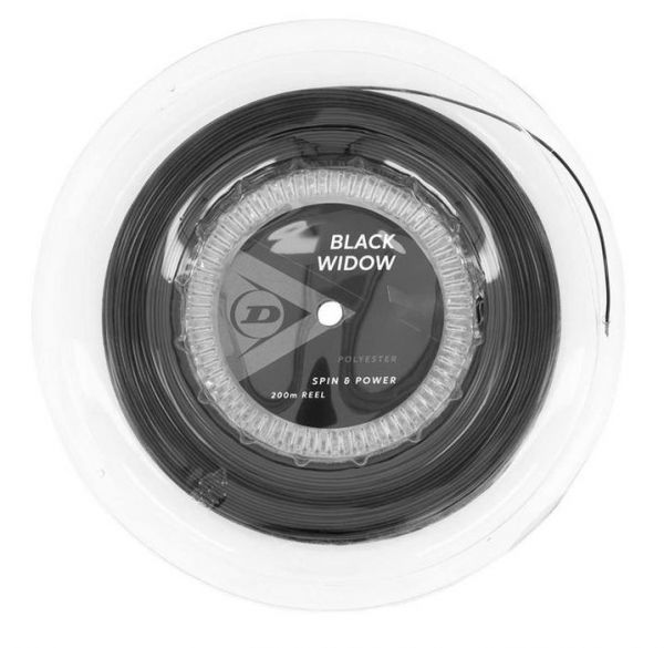 Teniska žica Dunlop Black Widow (200 m) - black