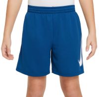 Шорти за момчета Nike Boys Dri-Fit Multi+ Graphic Training Shorts - court blue/white/white