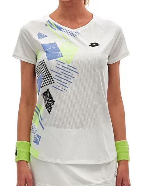 Camiseta de mujer Lotto Tech I D5 Tee - bright white
