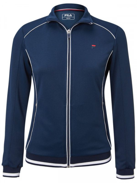 Damen Tennissweatshirt Fila Jacket Sophia W - peacoat blue