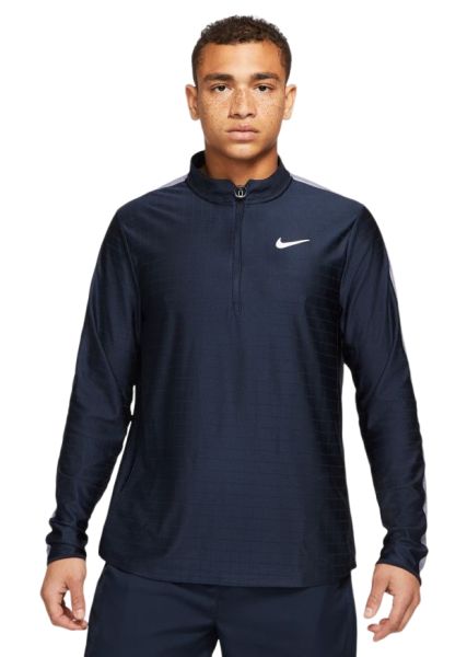 Teniso marškinėliai vyrams Nike Court Breathe Advantage Top - obsidian/indigo haze/white