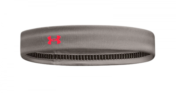 Peapael Under Armour Play Up Headband - pewter/bolt red