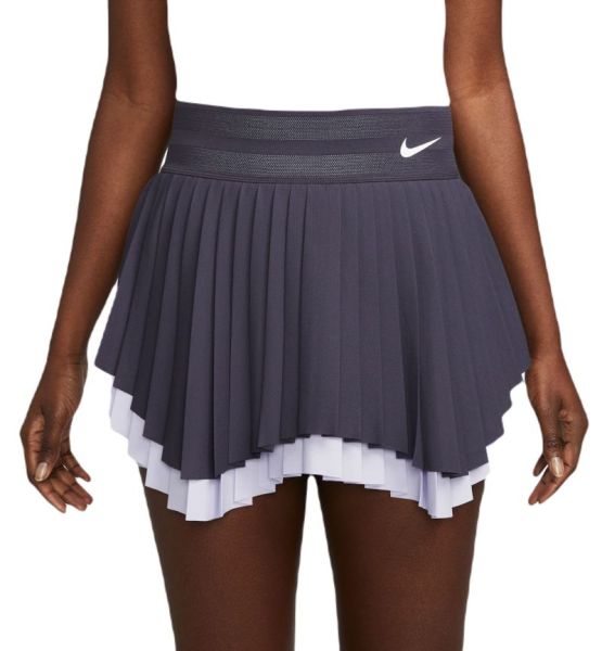 Damen Tennisrock Nike Court Dri-Fit Slam Tennis Skirt - gridiron/oxygen purple/white