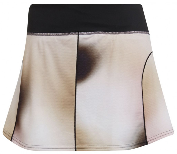 Damen Tennisrock Adidas Mel Match Skirt - black/white/wonder mauve