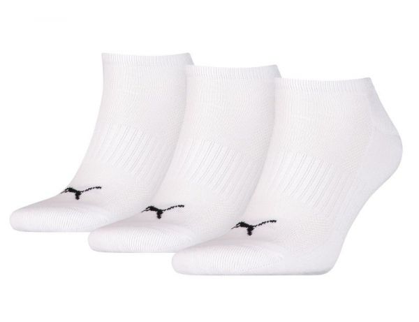 Čarape za tenis Puma Cushioned Sneaker 3P - white