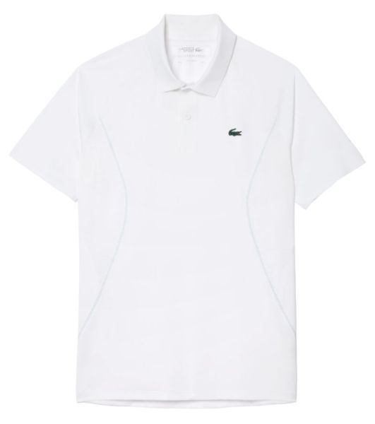 Muški teniski polo Lacoste Tennis x Novak Djokovic Ultra-Dry Polo - white