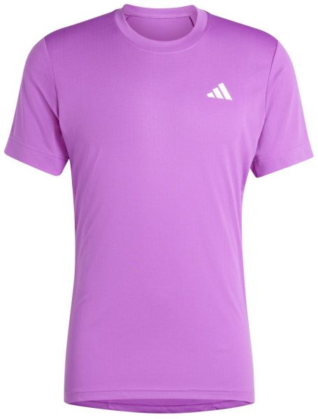 Herren Tennis-T-Shirt Adidas Tennis Freelift - Lila