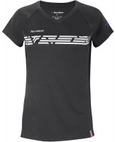 Tenisa T-krekls sievietēm Tecnifibre Lady F2 Airmesh - black heather