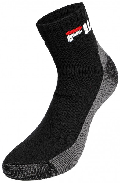 Чорапи Fila Quarter Sport 1P - black