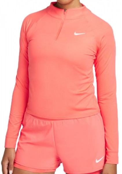 Ženska majica dugih rukava Nike Court Dri-Fit Victory Top LS W - magic ember/white