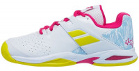 Tenisice za djecu Babolat Propulse All Court Junior - white/red rose Tenisice za djecu Babolat Propulse All Court Junior - white/red rose