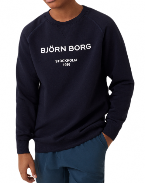 Fiú pulóver Björn Borg Borg Crew - navy