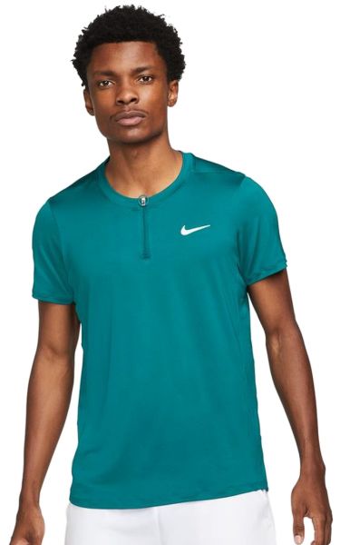 Herren Tennispoloshirt Nike Men's Court Dri-Fit Advantage Polo - bright spruce/white
