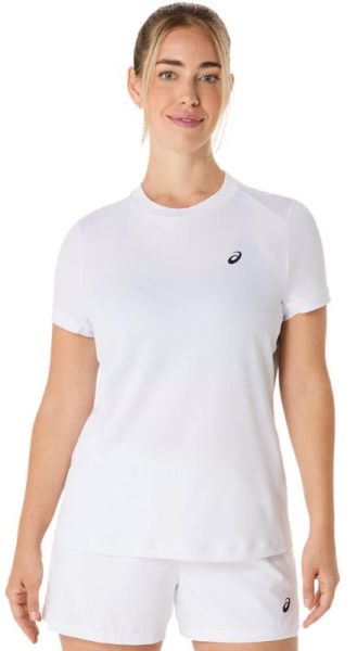 Damski t-shirt Asics Court Short Sleeve - Biały