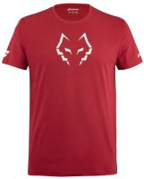 T-shirt pour hommes Babolat Cotton Lebron - Rouge