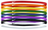 Fejpánt  Nike Skinny Headbands 8P - pimento/orange blaze/sunlight