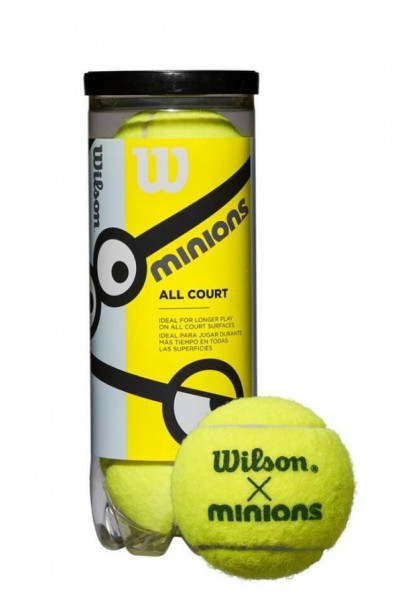 Tenisa bumbiņas bērniem Wilson Minions Stage 1 3B - green