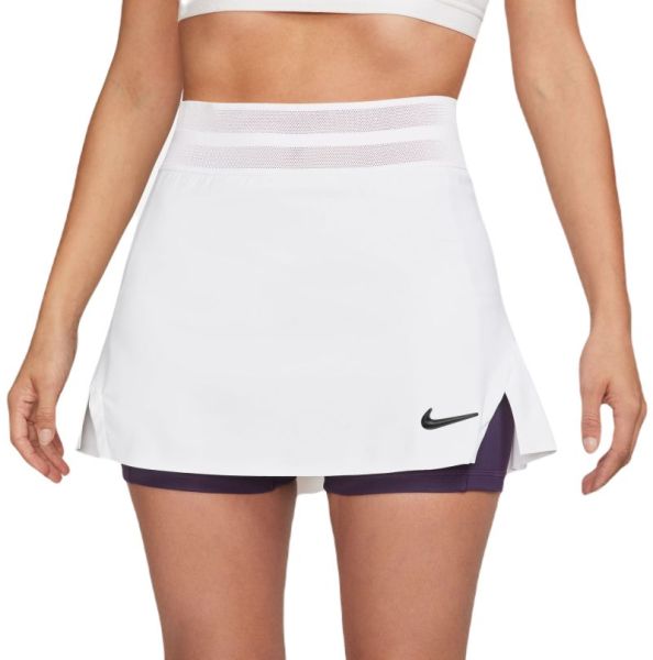 Naiste tenniseseelik Nike Court Dri-Fit Slam Tennis Skirt - Valge